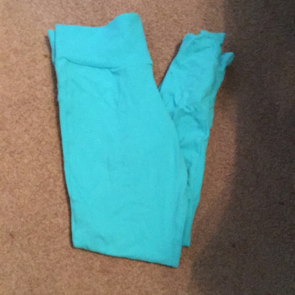 Beautiful blue Brazilian butt push up leggings